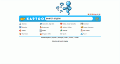 Desktop Screenshot of kartoo.com